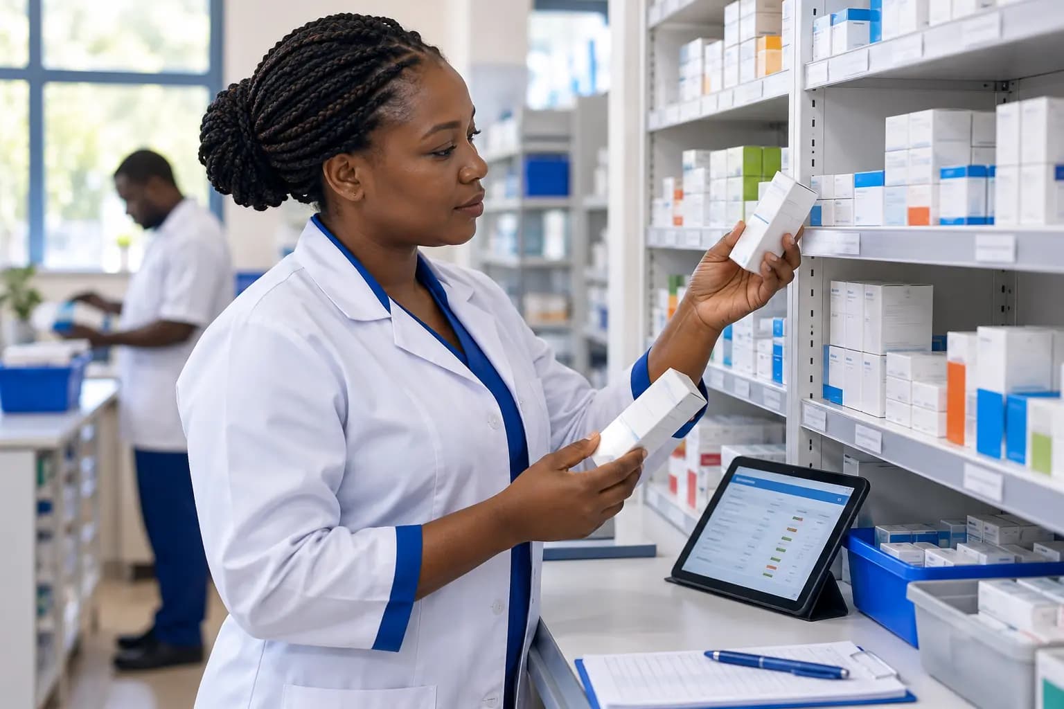 Pharmacy stock management: batches and expiry dates