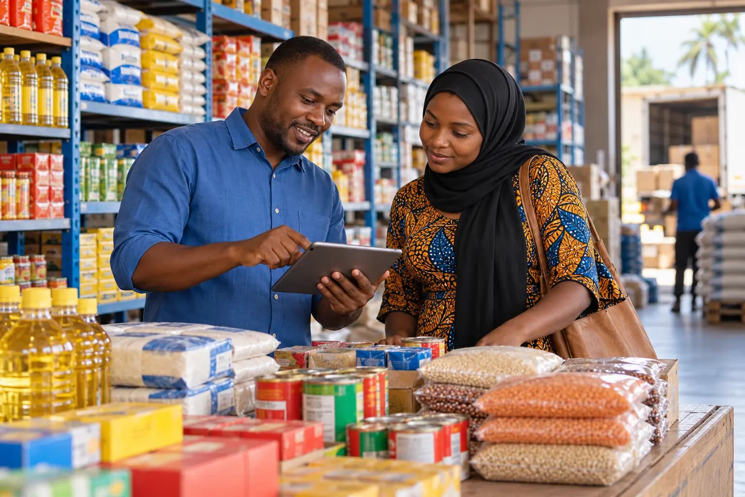 Running retail and wholesale sales from one business